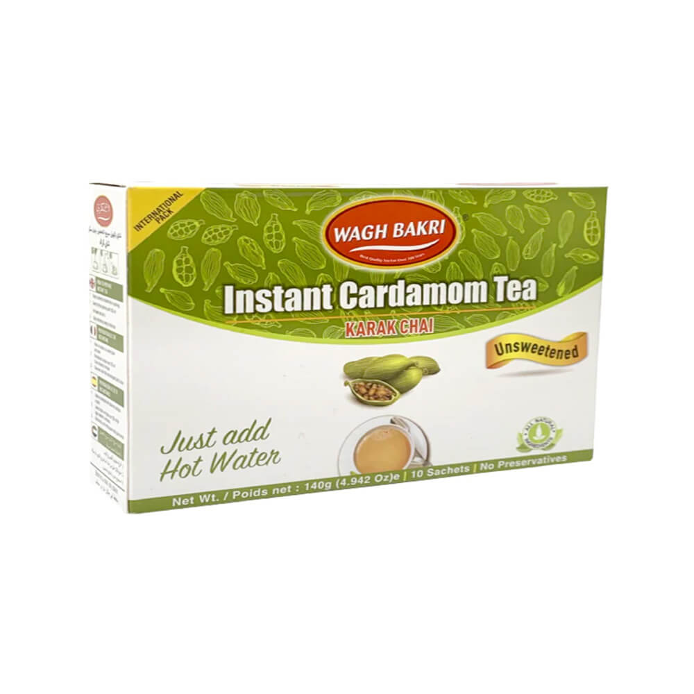 Instant Tea With Cardamom Wagh Bakri 10 Sachets 3 in 1